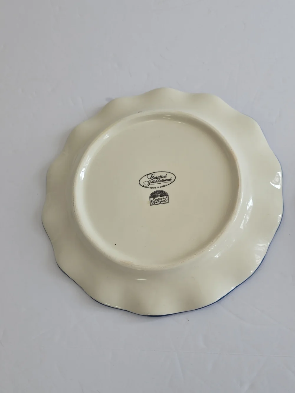 Susan Winget Set Of 2 Certified International Country Collage Salad Plates